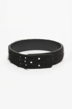 Smycke|Our Legacy 3 Cm Choker Black Hair On Hide