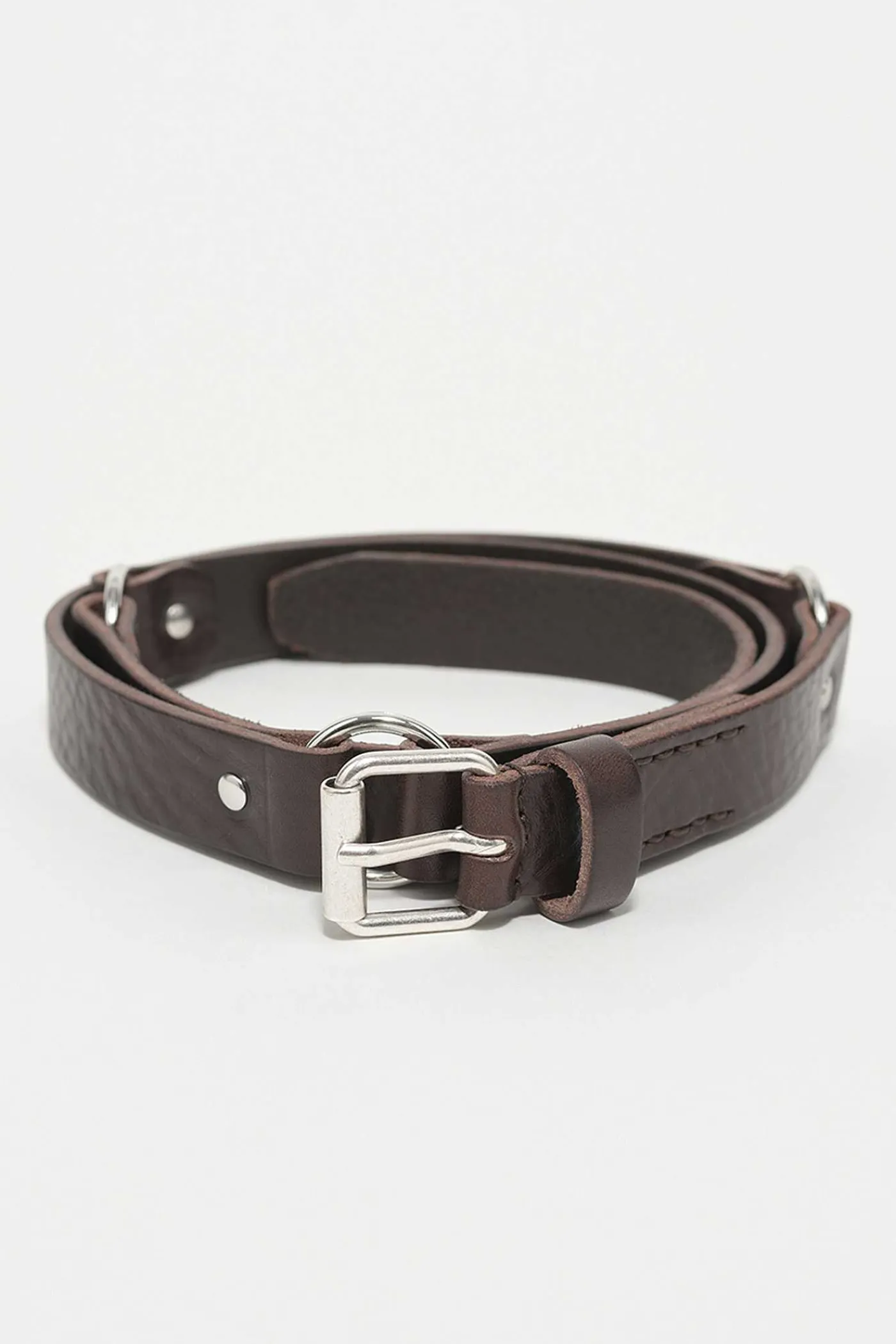 Bälten|Our Legacy 2,5 Cm Ringbalte Grizzly Brunt Läder