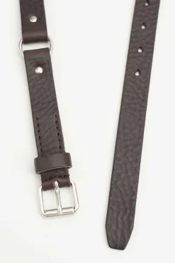 Bälten|Our Legacy 2,5 Cm Ringbalte Grizzly Brunt Läder