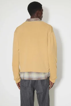 Stickat|Our Legacy Academy Cardigan Wet Sand Crunchy Cotton