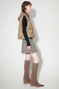 Ytterkläder|Our Legacy Andas Ut Puffa Vest Cavalry Olive Aero Nylon