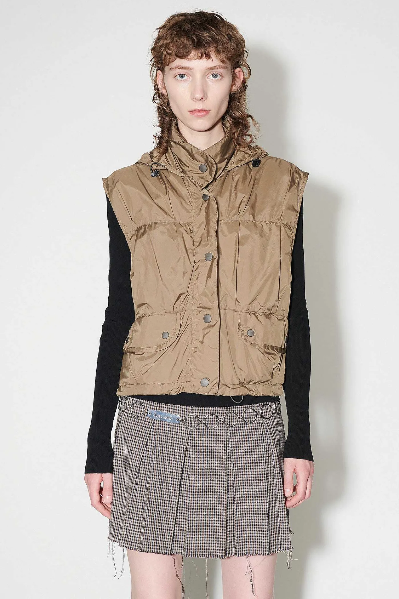 Ytterkläder|Our Legacy Andas Ut Puffa Vest Cavalry Olive Aero Nylon