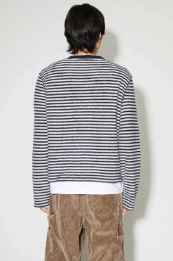 Jersey|Our Legacy Artist Rundhalsad Malaga Stripe Borstad Bomull