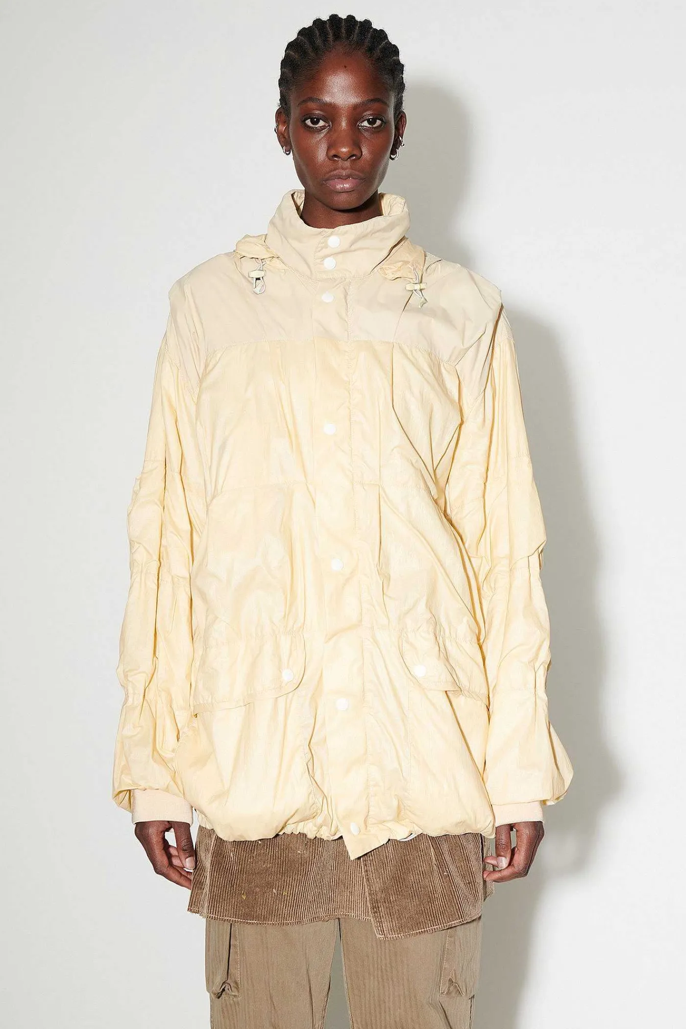 Ytterkläder|Our Legacy Avgas Puffa Cream Gummerad Nylon