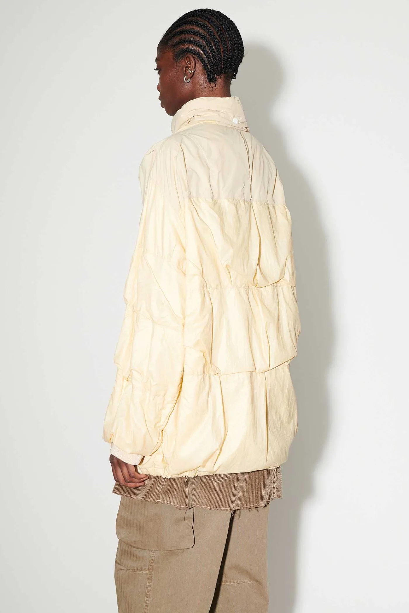 Ytterkläder|Our Legacy Avgas Puffa Cream Gummerad Nylon