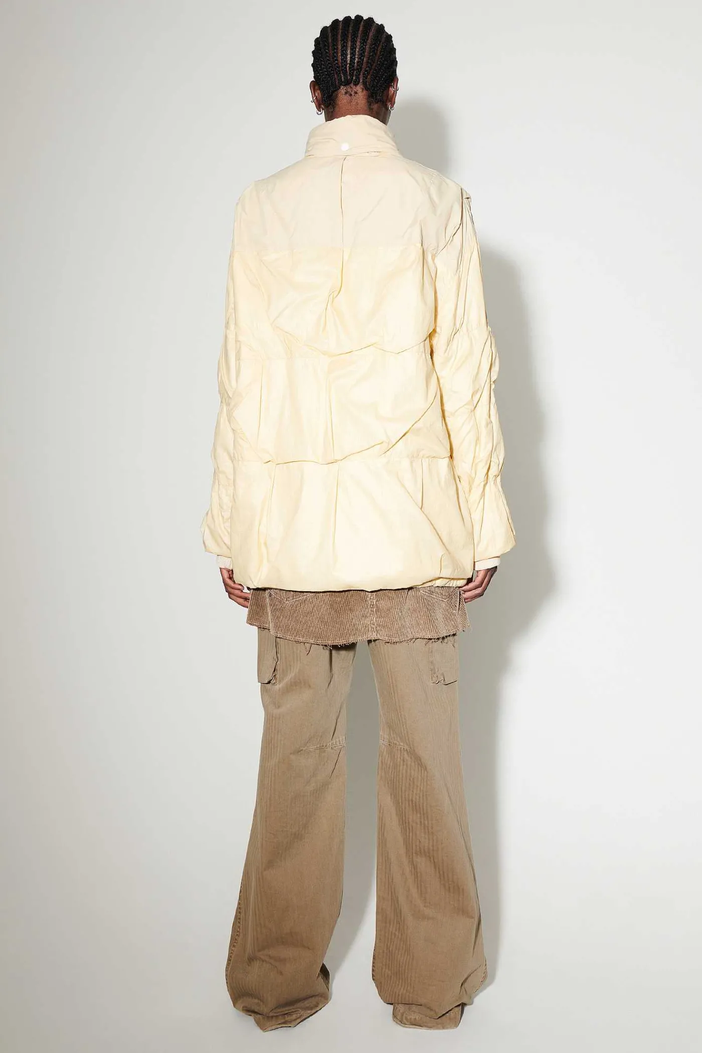 Ytterkläder|Our Legacy Avgas Puffa Cream Gummerad Nylon