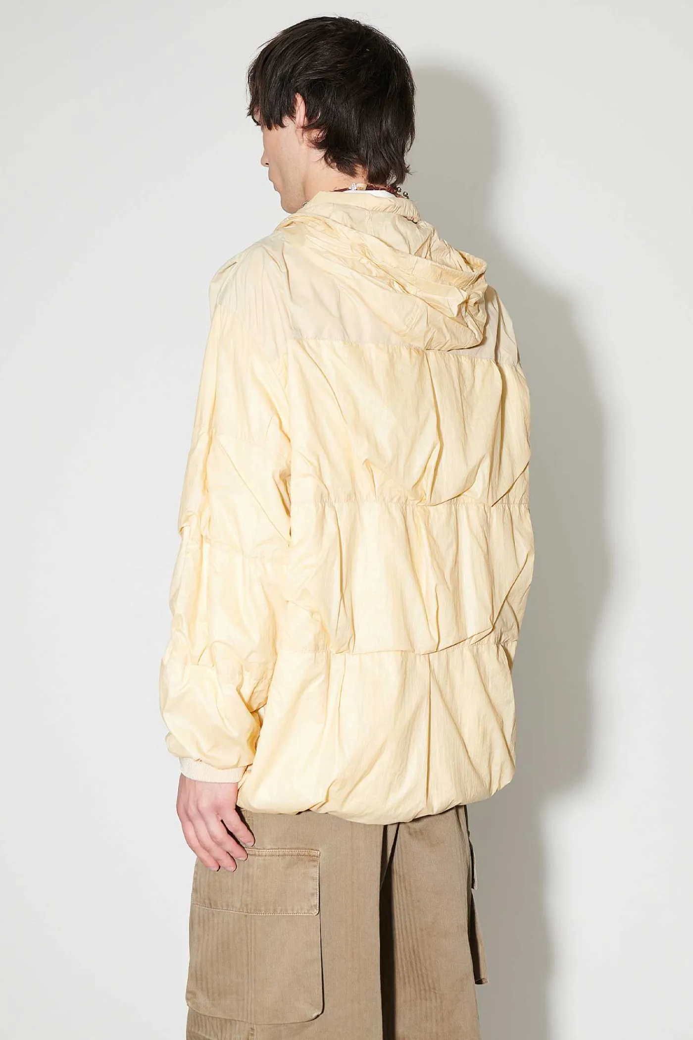 Ytterkläder|Our Legacy Avgas Puffa Cream Gummerad Nylon