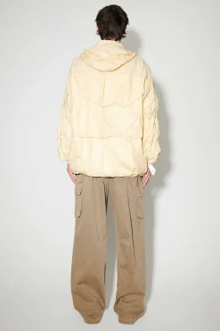 Ytterkläder|Our Legacy Avgas Puffa Cream Gummerad Nylon