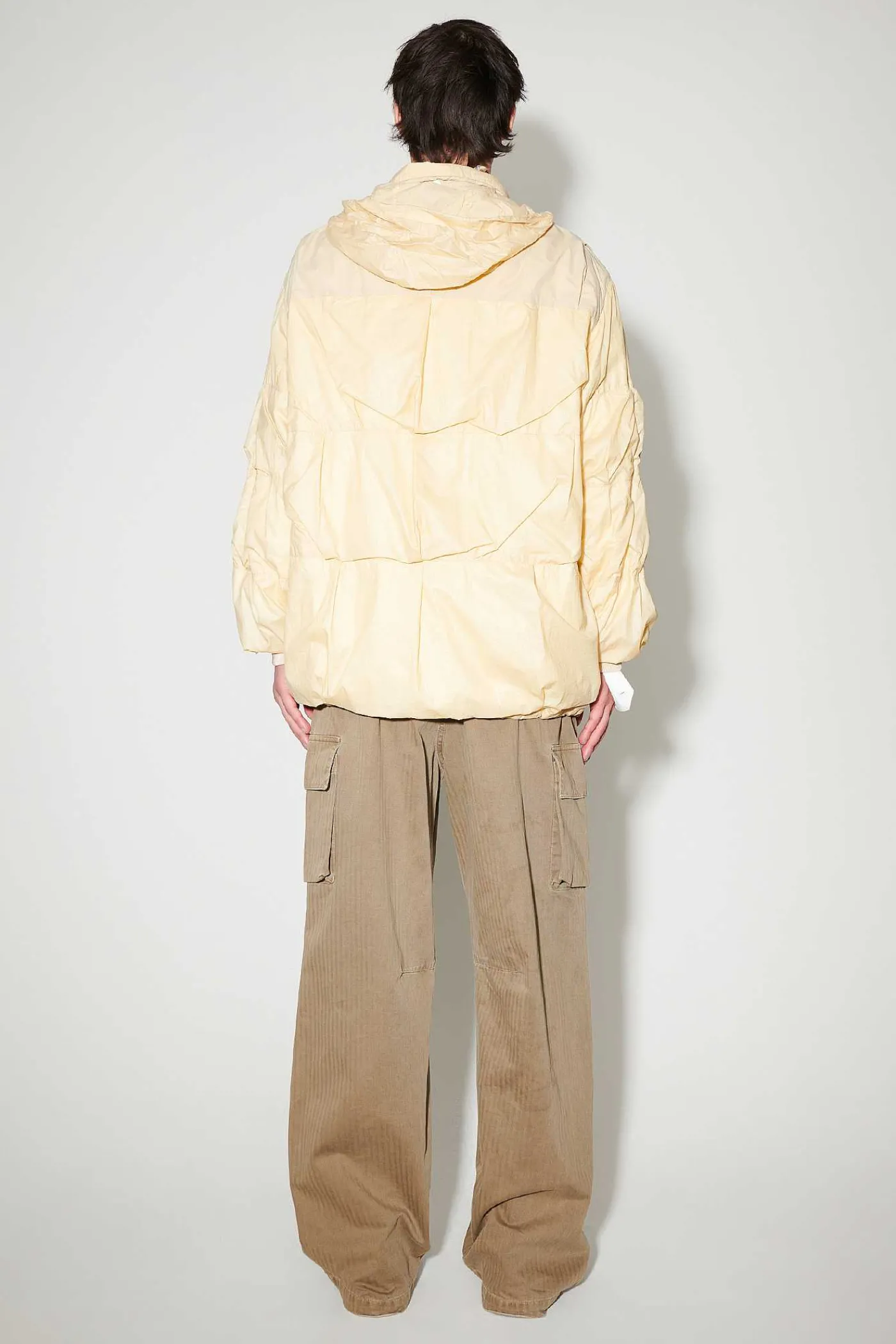 Ytterkläder|Our Legacy Avgas Puffa Cream Gummerad Nylon