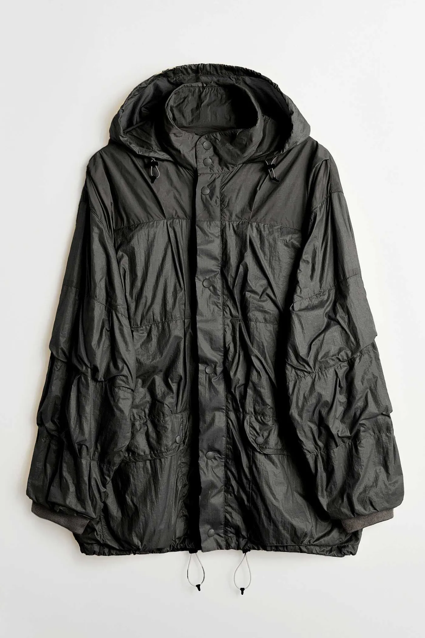 Ytterkläder|Our Legacy Avgas Puffa Svart Gummerad Nylon