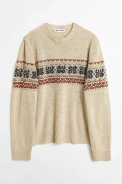 Stickat|Our Legacy Base Rundhalsad Snow Fairisle Hampa