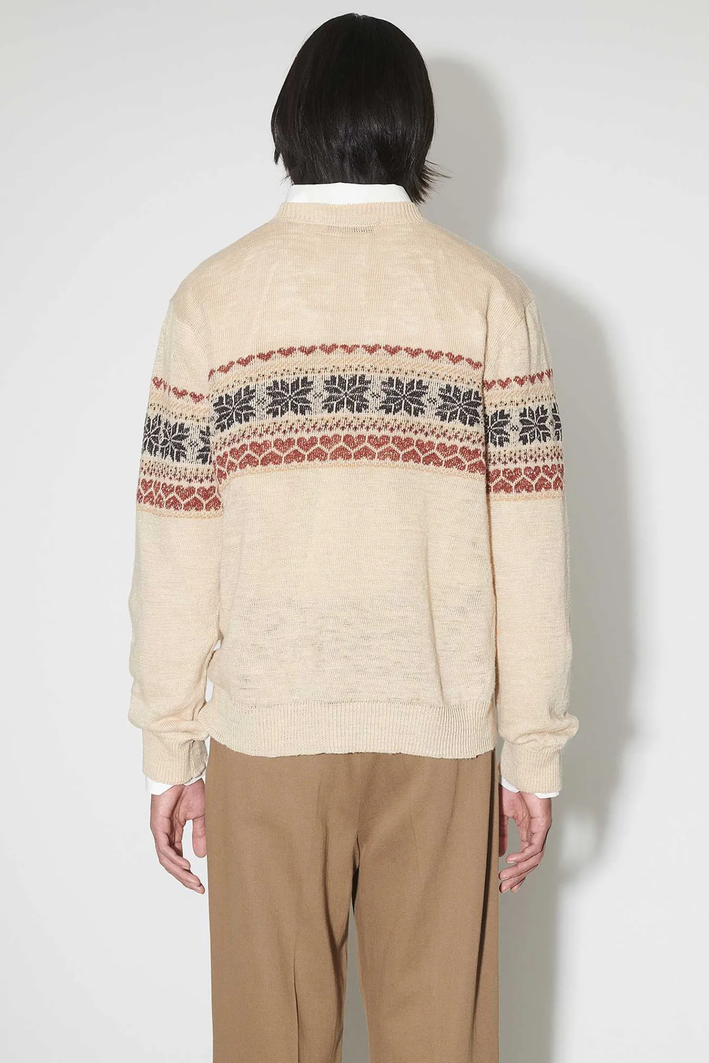 Stickat|Our Legacy Base Rundhalsad Snow Fairisle Hampa