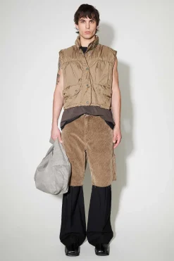 Ytterkläder|Our Legacy Beskuren Exhale Puffa Vest Cavalry Olive Aero Nylon