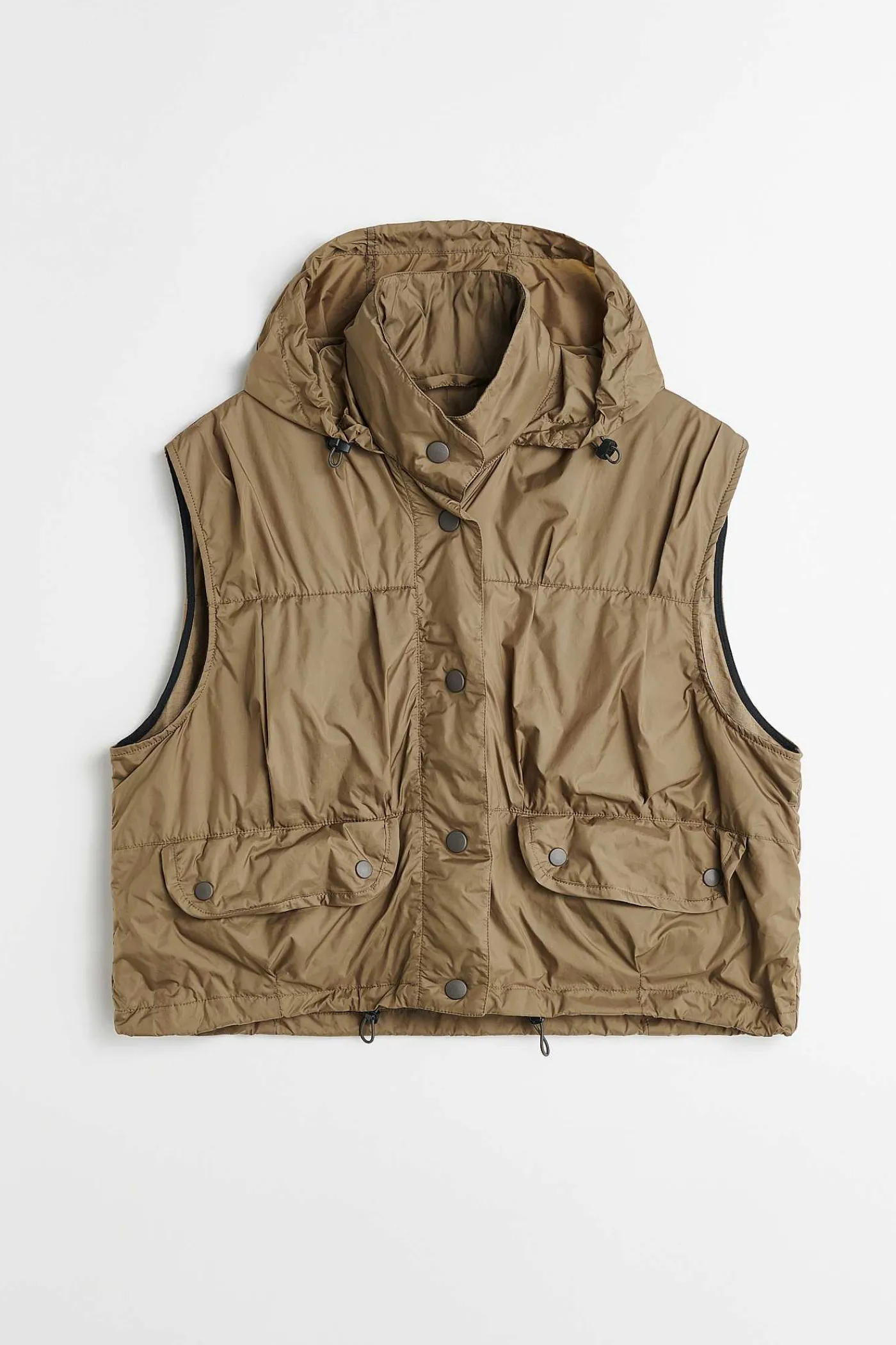 Ytterkläder|Our Legacy Beskuren Exhale Puffa Vest Cavalry Olive Aero Nylon
