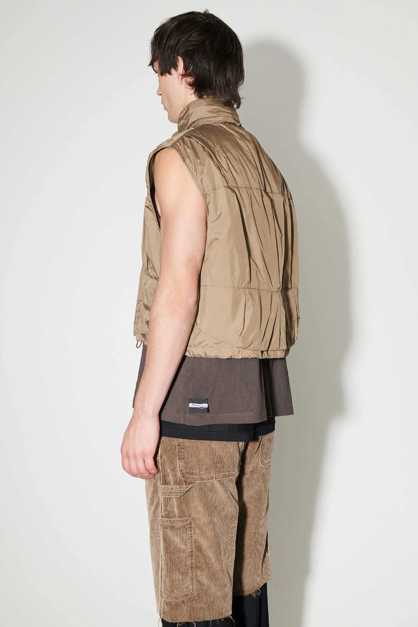 Ytterkläder|Our Legacy Beskuren Exhale Puffa Vest Cavalry Olive Aero Nylon
