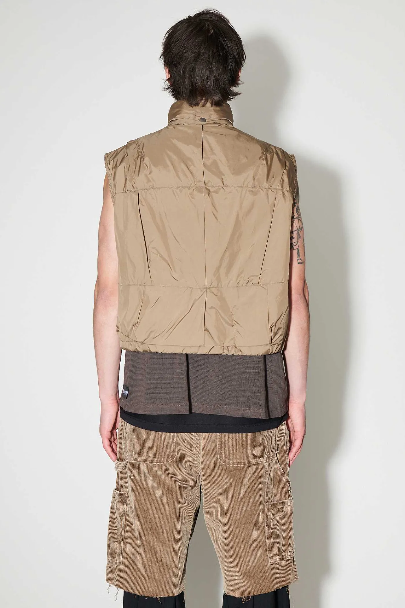 Ytterkläder|Our Legacy Beskuren Exhale Puffa Vest Cavalry Olive Aero Nylon