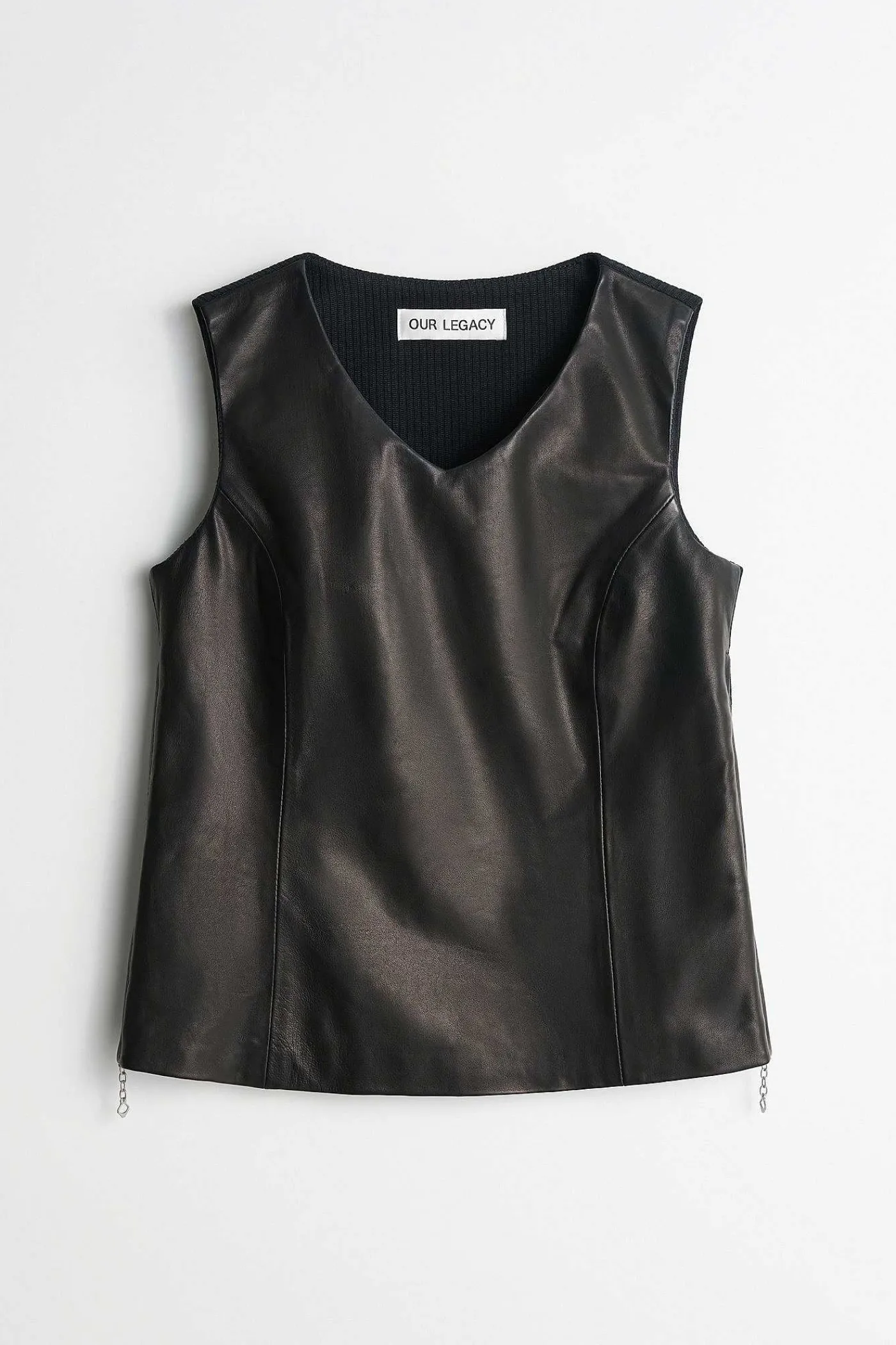Läder|Our Legacy Biker Top Smidigt Svart Läder