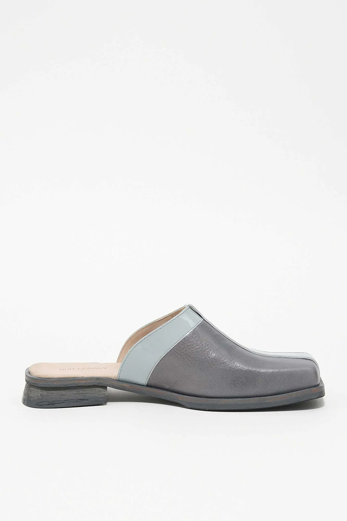 Mulor|Our Legacy Blunt Mule Deep Sky Blue Läder
