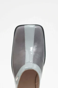 Mulor|Our Legacy Blunt Mule Deep Sky Blue Läder