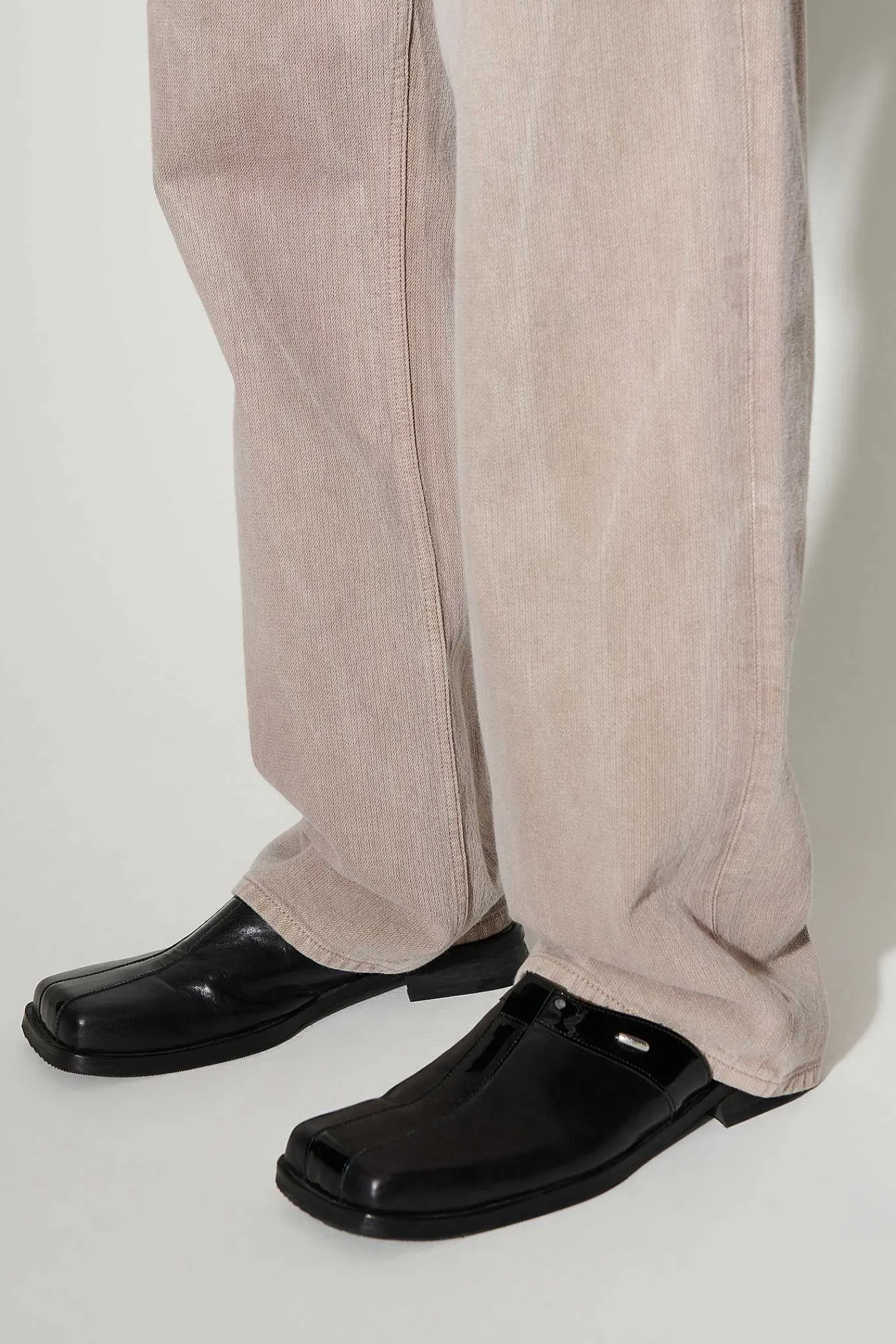 Mulor|Our Legacy Blunt Mule Top Fargat Svart Läder