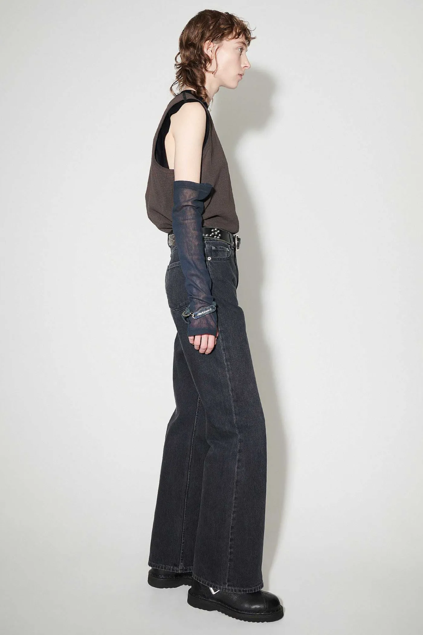 Jeans|Our Legacy Boot Cut Washed Black Denim