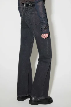 Jeans|Our Legacy Boot Cut Washed Black Denim