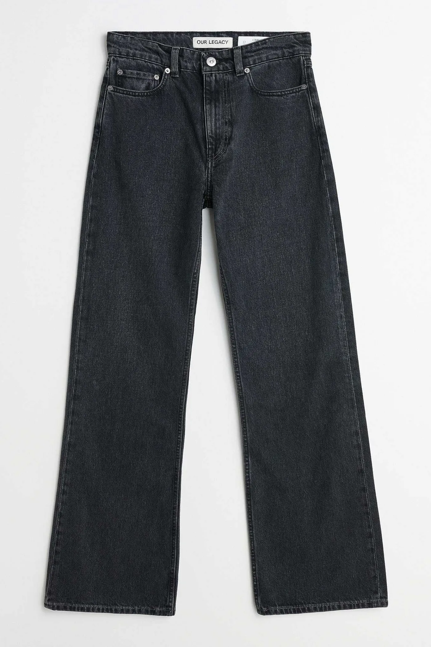 Jeans|Our Legacy Boot Cut Washed Black Denim