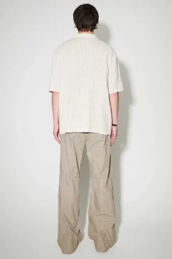 Skjorttyg|Our Legacy Box Shirt Shortsleeve Light Authentic Seersucker
