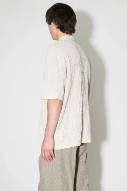 Skjorttyg|Our Legacy Box Shirt Shortsleeve Light Authentic Seersucker