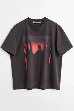 Jersey|Our Legacy Box T-Shirt Rod Smak Av Hander Print