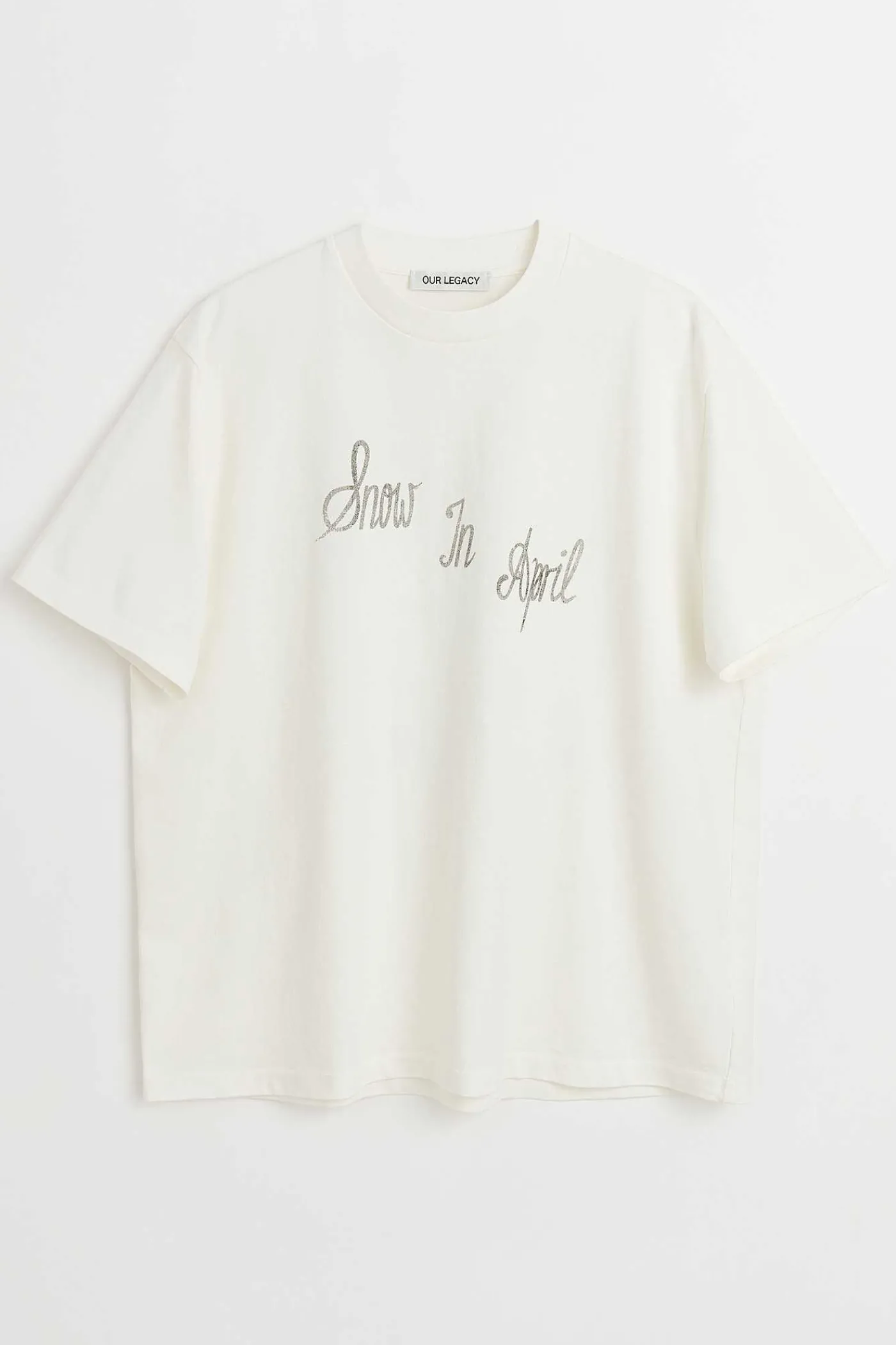 Jersey|Our Legacy Box T-Shirt Ronja Print Vit