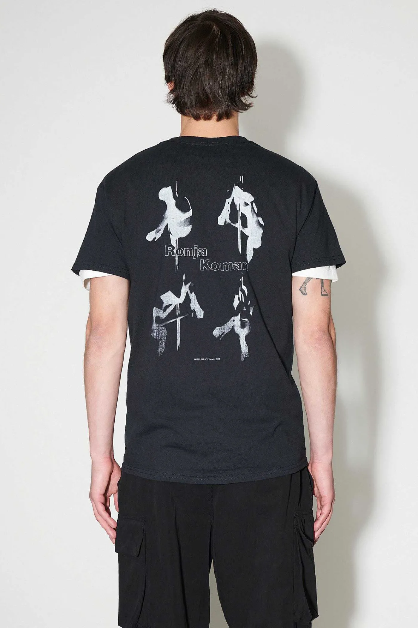 Jersey|Our Legacy Box T-Shirt Ronja Tryck Svart