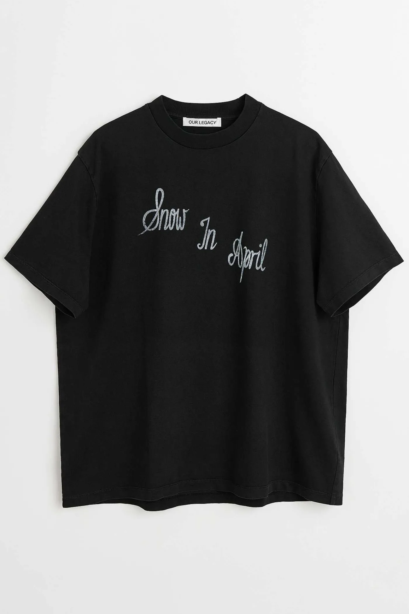 Jersey|Our Legacy Box T-Shirt Ronja Tryck Svart