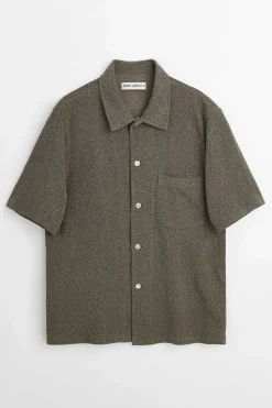 Skjorttyg|Our Legacy Boxskjorta Kortarmad Muck Boucle