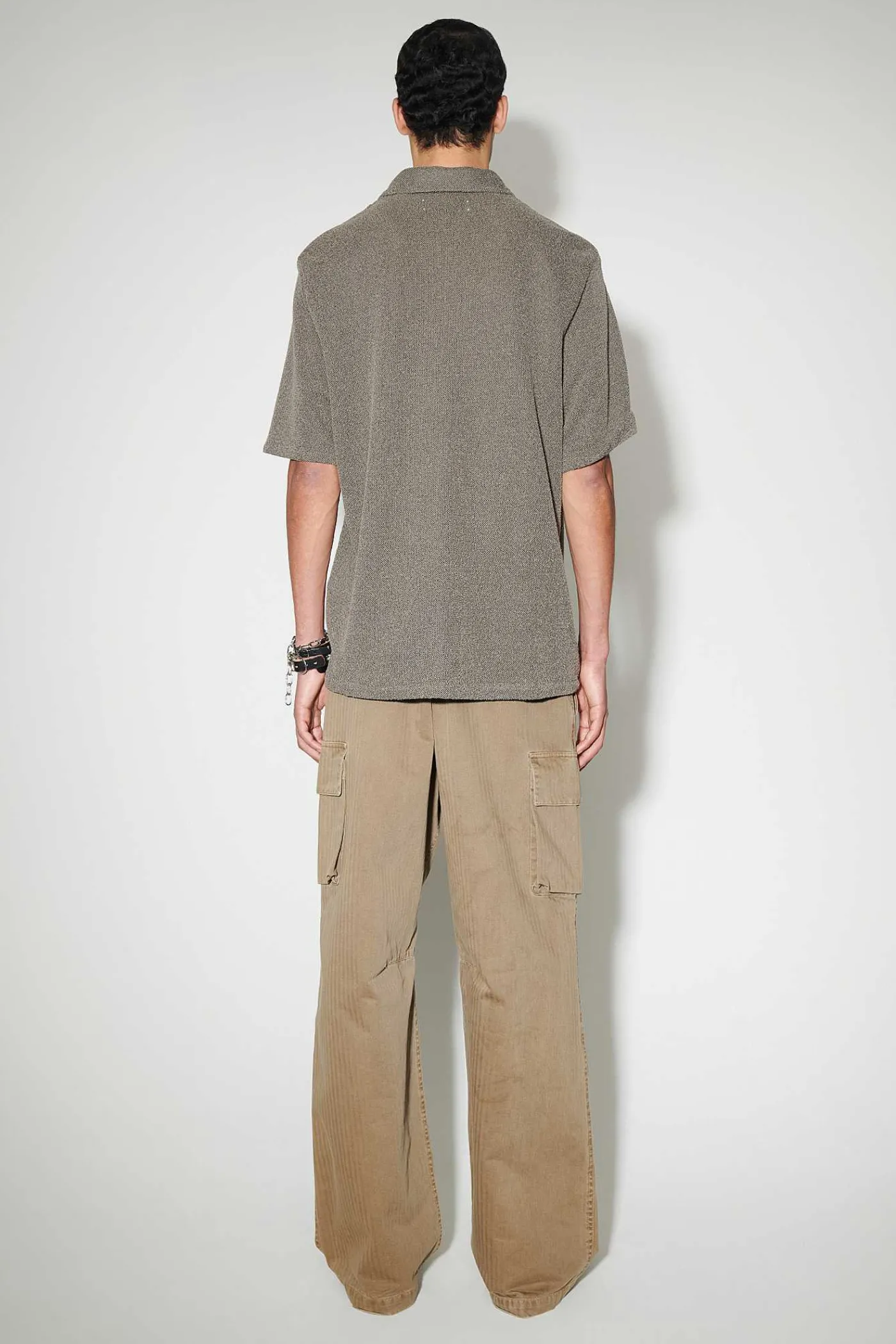 Skjorttyg|Our Legacy Boxskjorta Kortarmad Muck Boucle