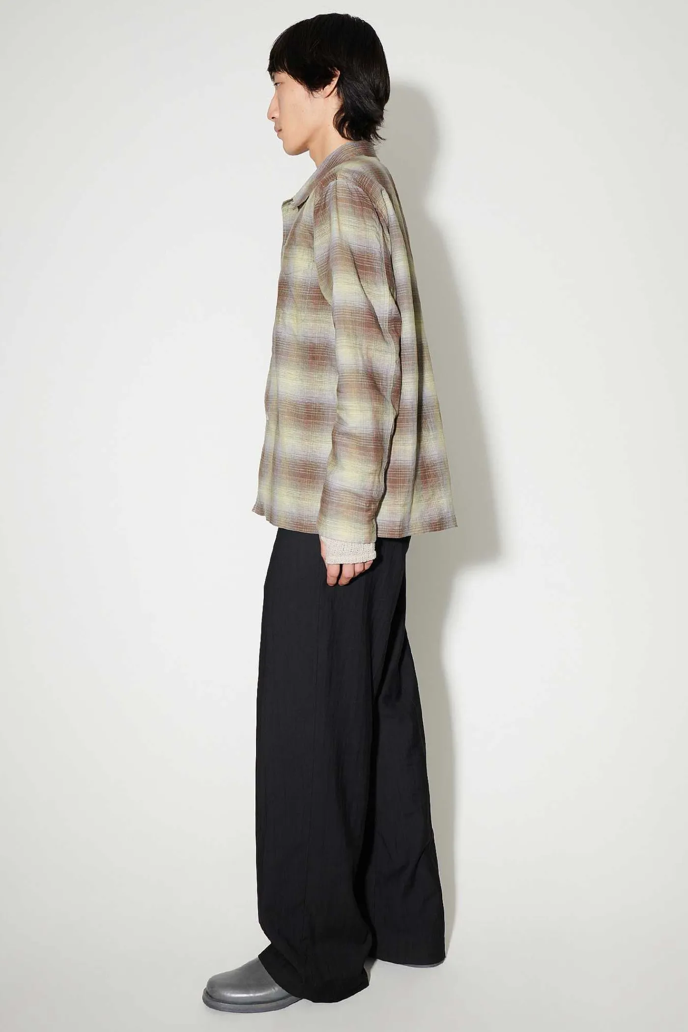 Skjorttyg|Our Legacy Boxskjorta Murky Static Summer Weave
