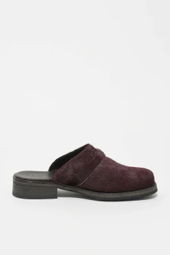 Mulor|Our Legacy Camion Mule Caramel Bordeaux-Har Pa Gomma