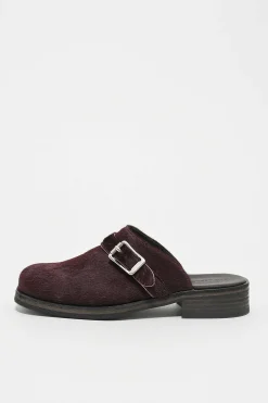 Mulor|Our Legacy Camion Mule Caramel Bordeaux-Har Pa Gomma