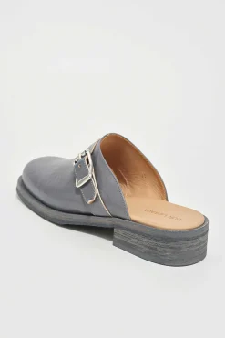 Mulor|Our Legacy Camion Mule Deep Sky Läder