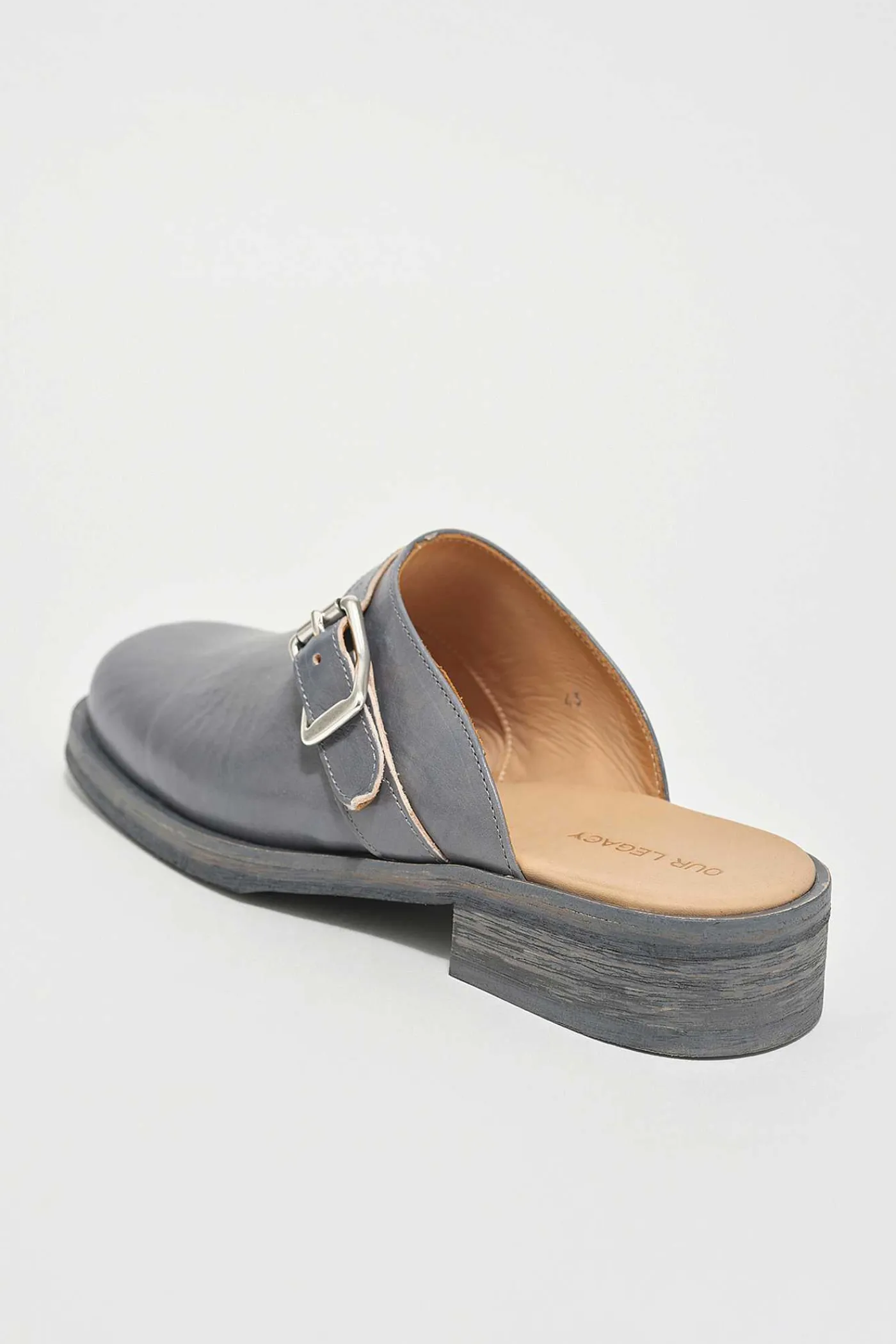 Mulor|Our Legacy Camion Mule Deep Sky Läder