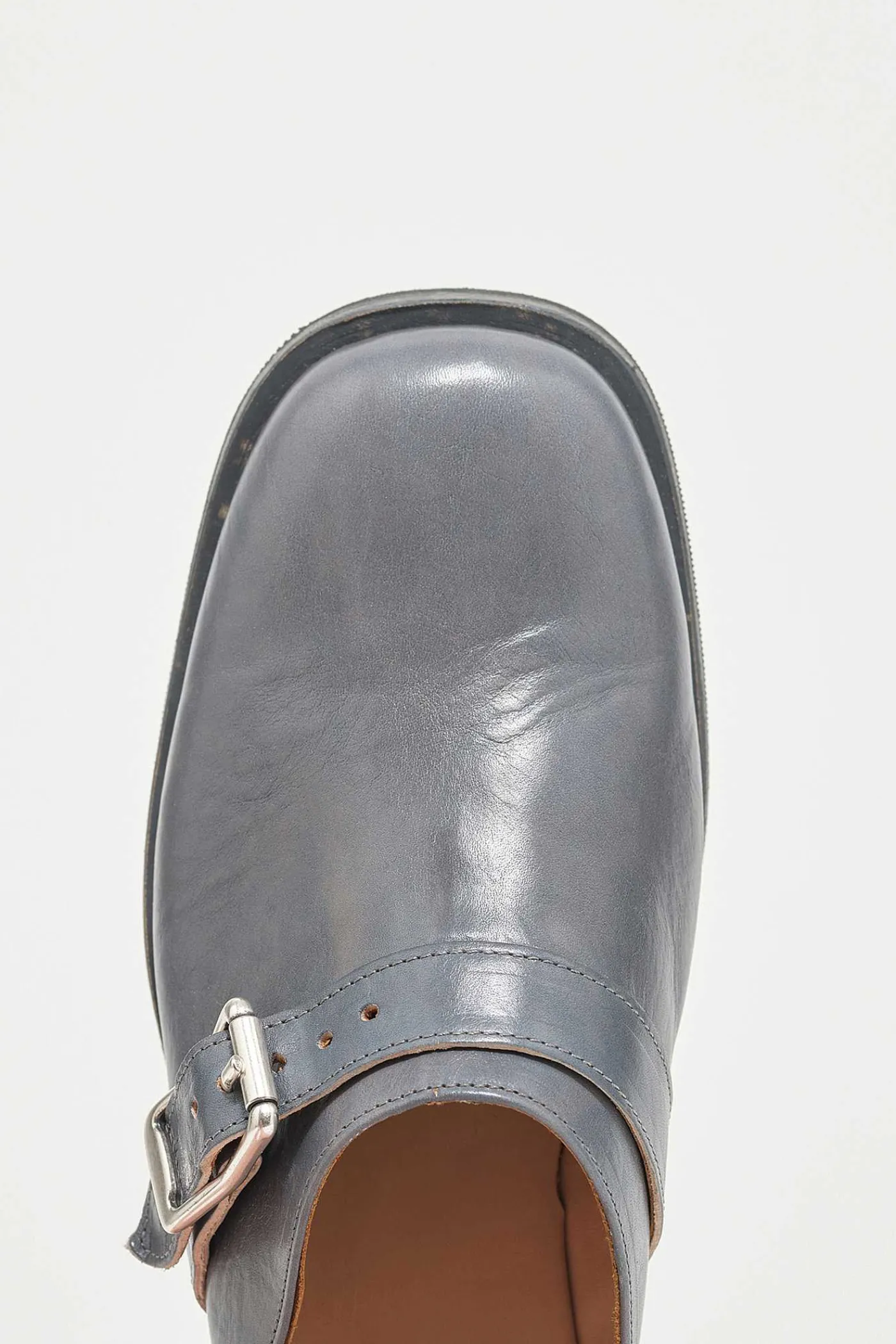 Mulor|Our Legacy Camion Mule Deep Sky Läder