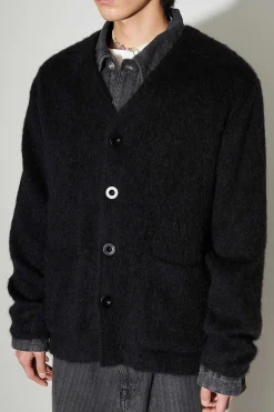 Stickat|Our Legacy Cardigan Black Mohair