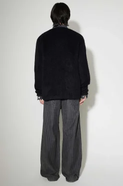 Stickat|Our Legacy Cardigan Black Mohair