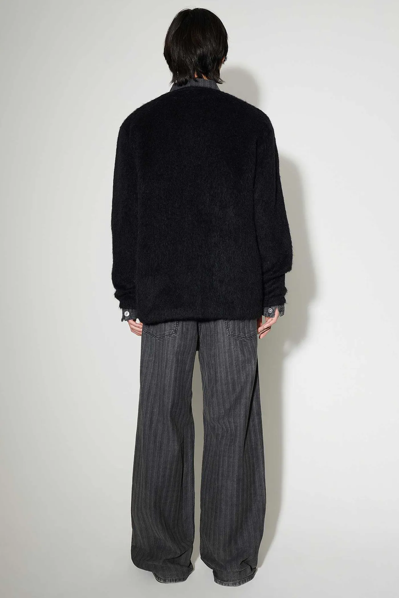 Stickat|Our Legacy Cardigan Black Mohair