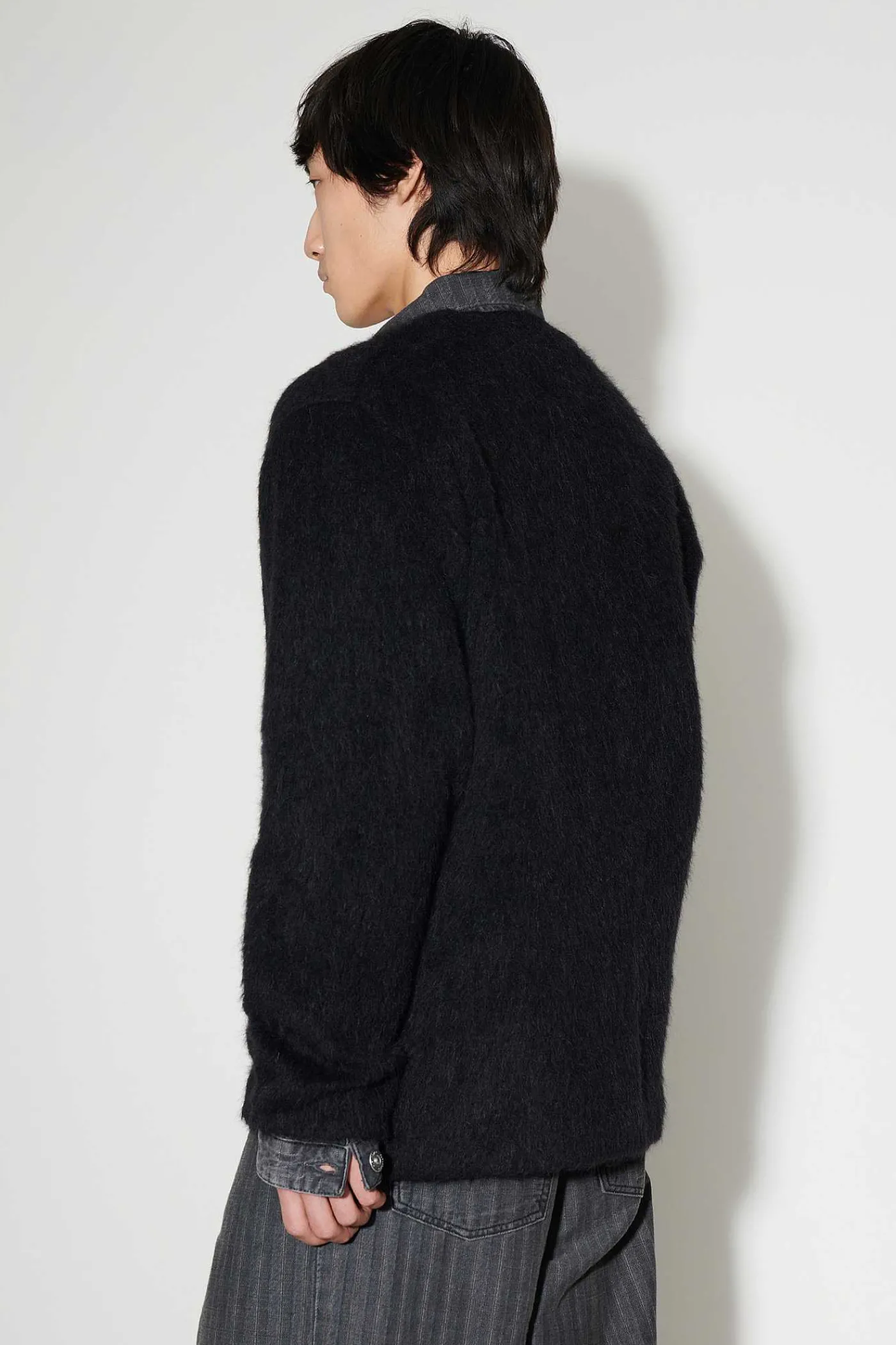 Stickat|Our Legacy Cardigan Black Mohair