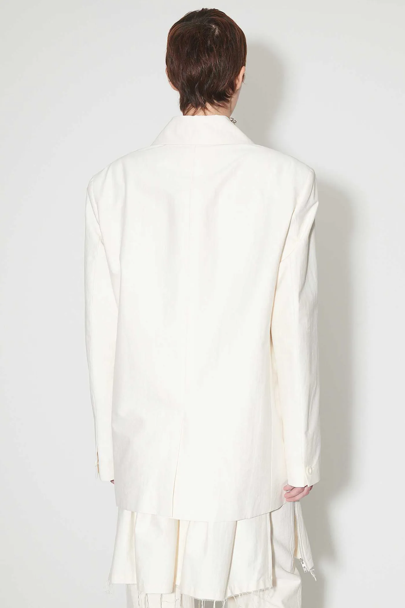 Passning|Our Legacy Carp Blazer Natural Crinkled Cotton Nylon