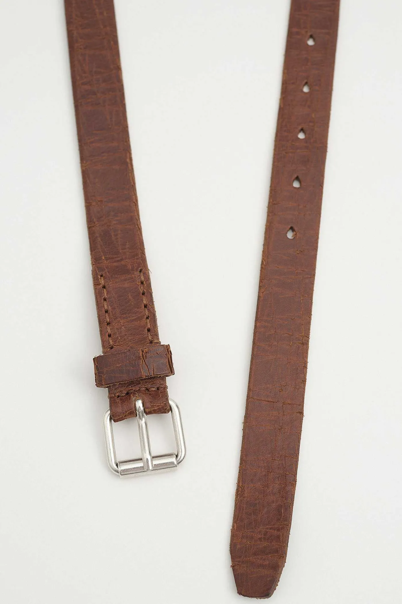 Bälten|Our Legacy Cm Balte Laser Crack Cognac Läder