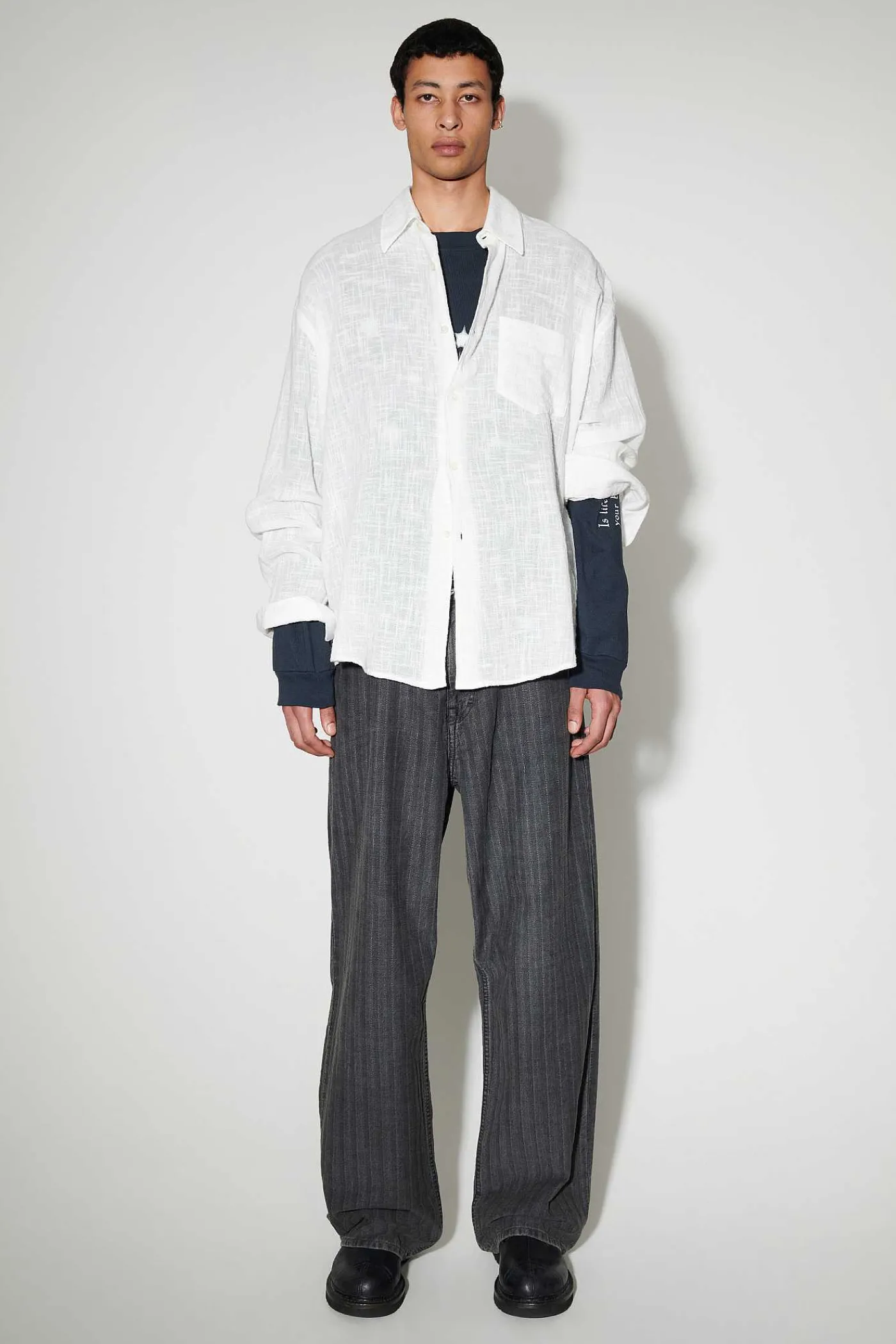 Skjorttyg|Our Legacy Coco Skjorta Off White Air Cotton