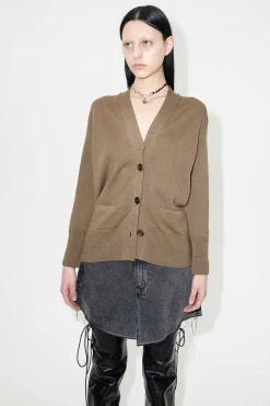 Stickat|Our Legacy Compressed Cardigan Peafowl Rustic Merino