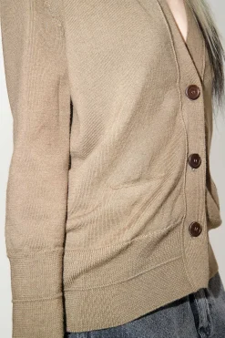 Stickat|Our Legacy Compressed Cardigan Peafowl Rustic Merino